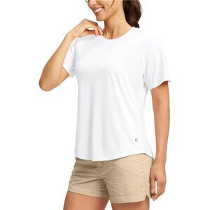 Womens UPF 50 Sun Shirt Short Sleeve Quick Dry Hiking Workout Athletic Top